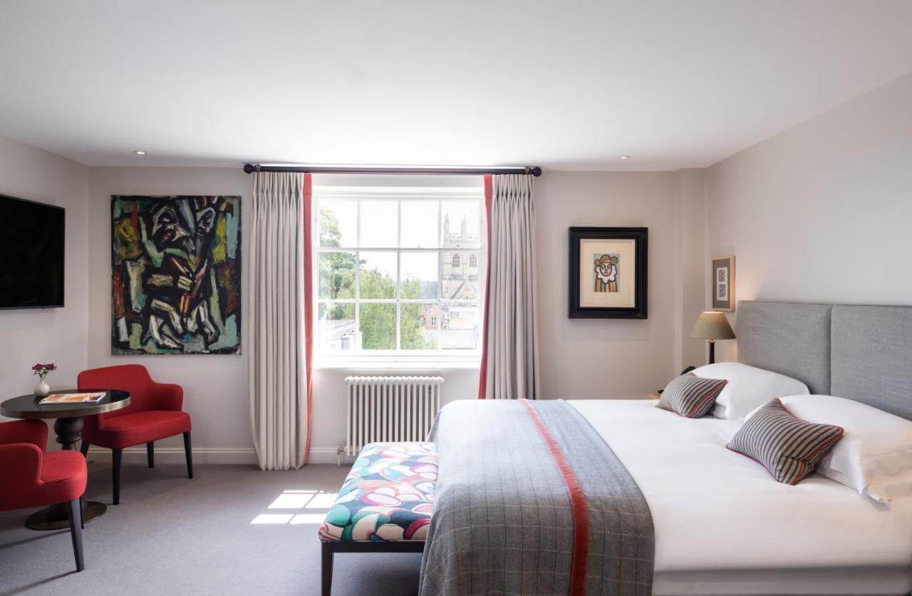Old Bank Hotel Oxford Exteriér fotografie A bedroom at The Mitre