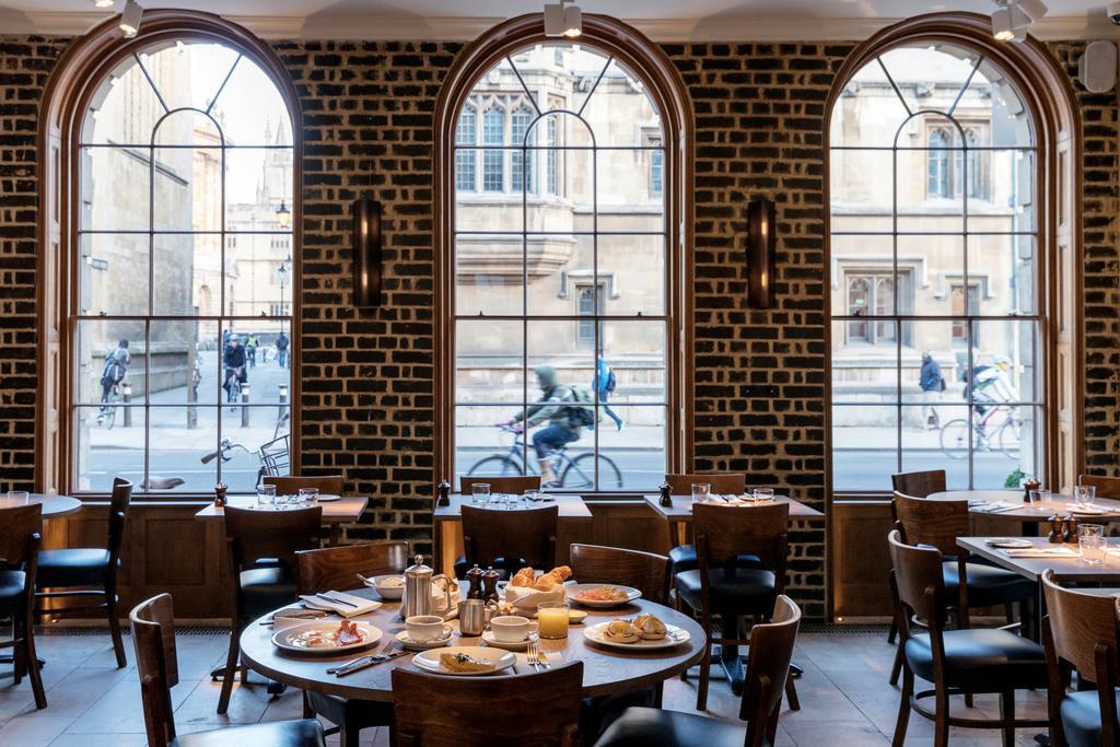 Old Bank Hotel Oxford Exteriér fotografie Interior of the restaurant